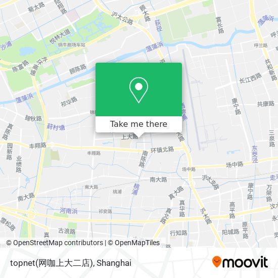 topnet(网咖上大二店) map