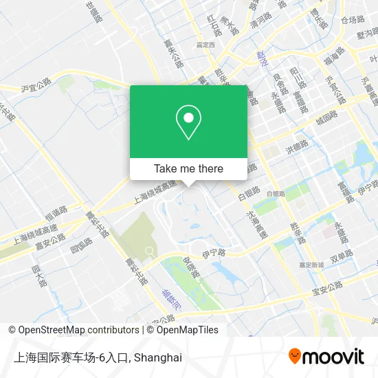 上海国际赛车场-6入口 map