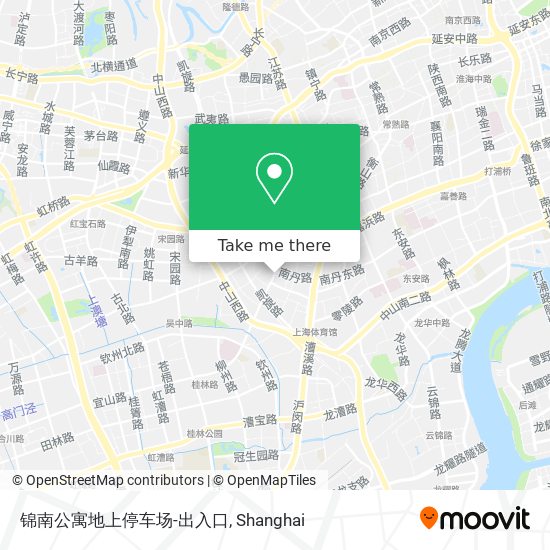 锦南公寓地上停车场-出入口 map