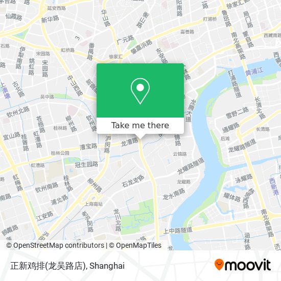 正新鸡排(龙吴路店) map