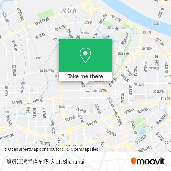 旭辉江湾墅停车场-入口 map