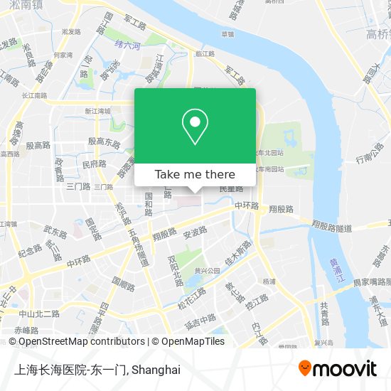 上海长海医院-东一门 map