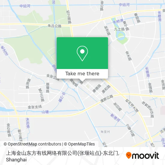 上海金山东方有线网络有限公司(张堰站点)-东北门 map