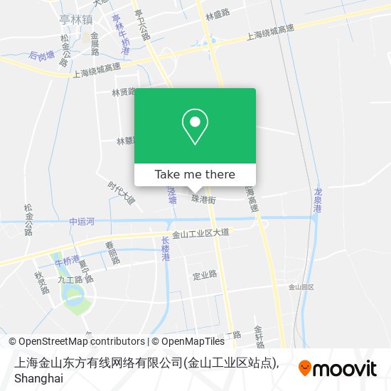 上海金山东方有线网络有限公司(金山工业区站点) map