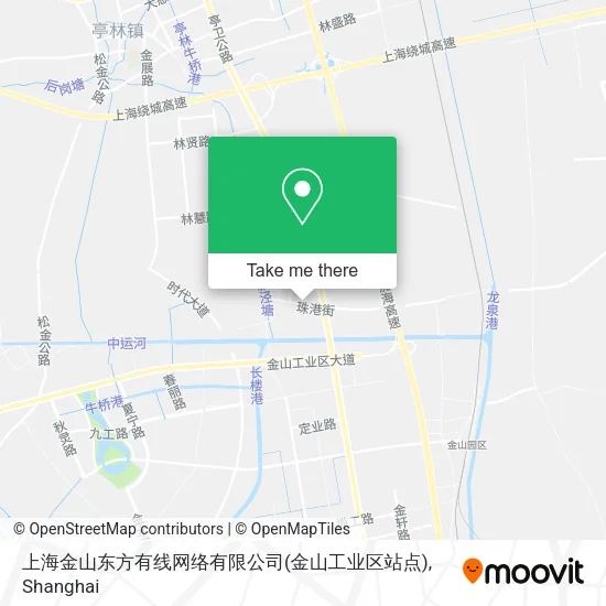 上海金山东方有线网络有限公司(金山工业区站点) map