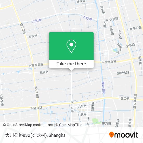 大川公路s32(会龙村) map