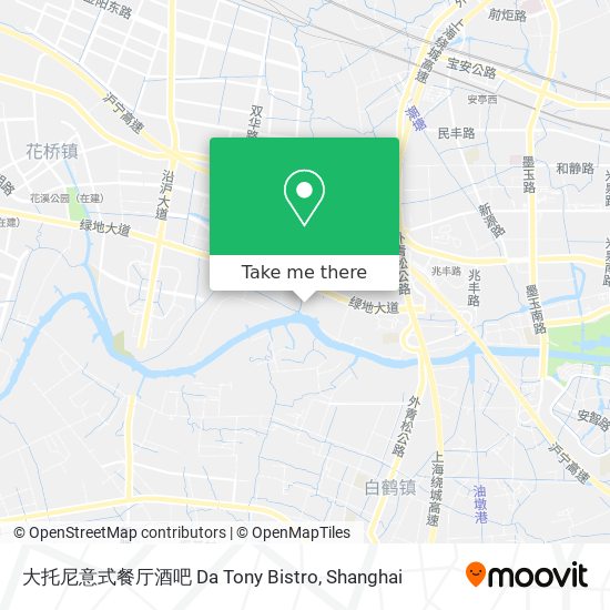 大托尼意式餐厅酒吧 Da Tony Bistro map