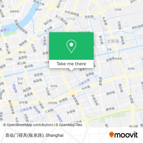 喜临门寝具(板泉路) map