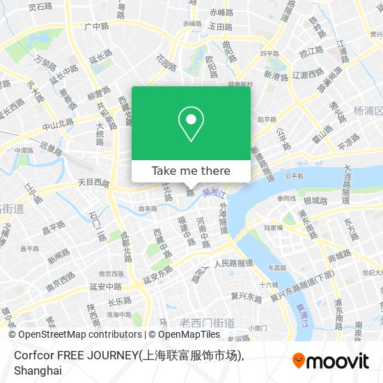 Corfcor FREE JOURNEY(上海联富服饰市场) map