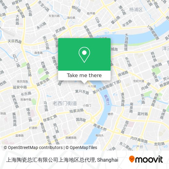 上海陶瓷总汇有限公司上海地区总代理 map