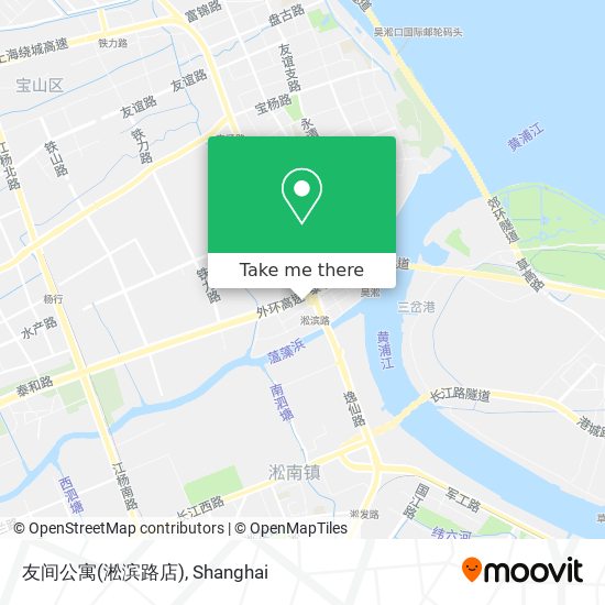 友间公寓(淞滨路店) map