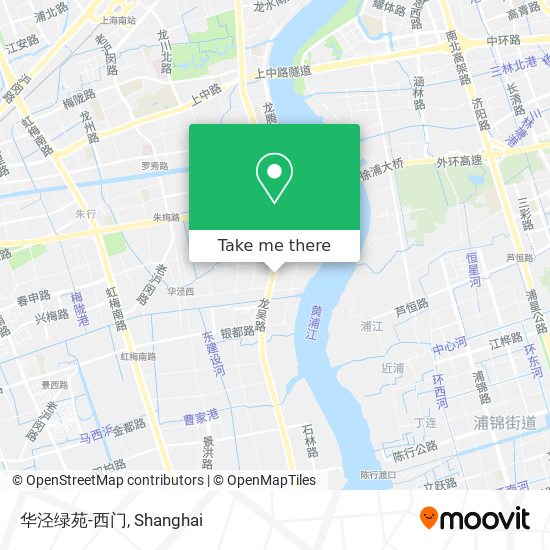 华泾绿苑-西门 map
