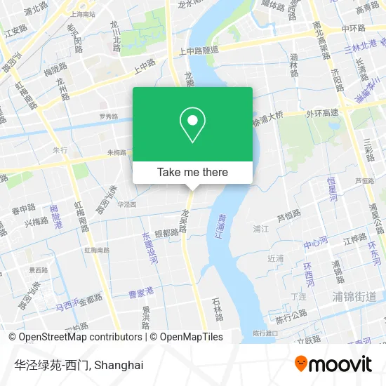 华泾绿苑-西门 map