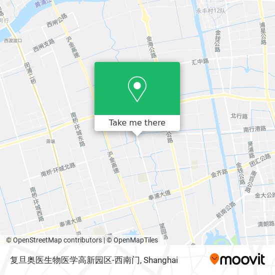 复旦奥医生物医学高新园区-西南门 map