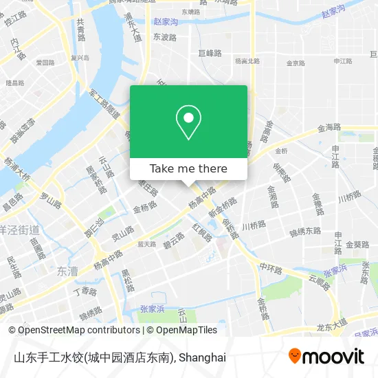 山东手工水饺(城中园酒店东南) map
