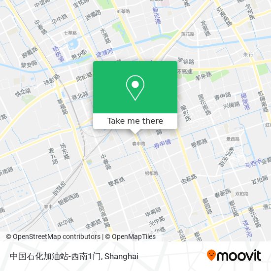 中国石化加油站-西南1门 map