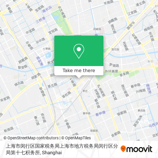 上海市闵行区国家税务局上海市地方税务局闵行区分局第十七积务所 map