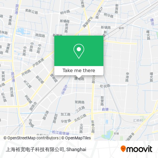 上海裕宽电子科技有限公司 map