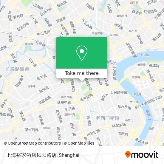 上海裕家酒店凤阳路店 map