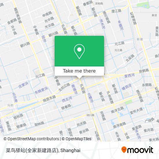 菜鸟驿站(全家新建路店) map
