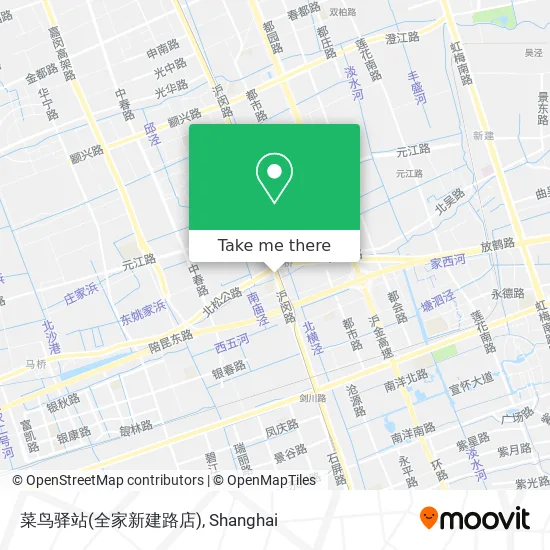 菜鸟驿站(全家新建路店) map