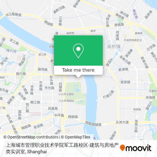 上海城市管理职业技术学院军工路校区-建筑与房地产类实训室 map