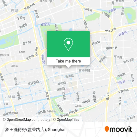 象王洗得好(藿香路店) map