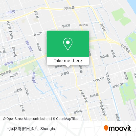 上海林隐假日酒店 map