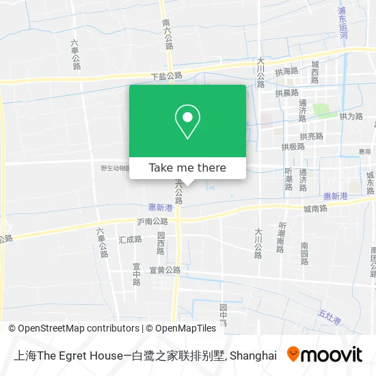上海The Egret House—白鹭之家联排别墅 map