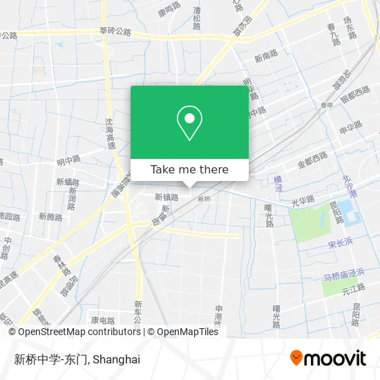 新桥中学-东门 map