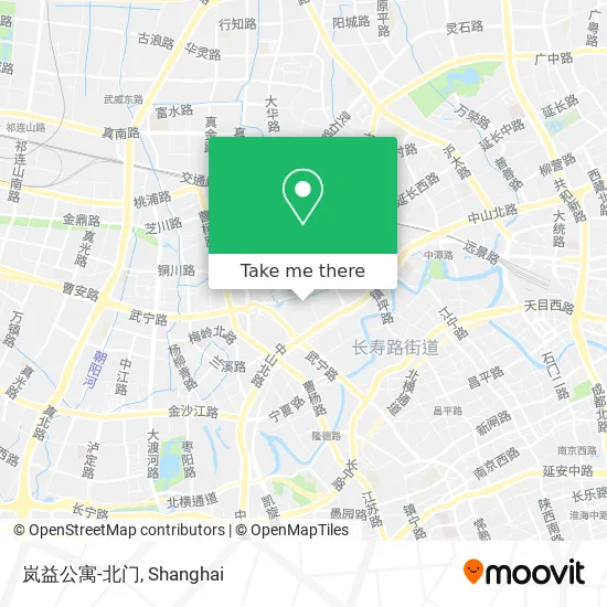 岚益公寓-北门 map