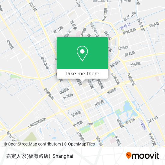 嘉定人家(福海路店) map