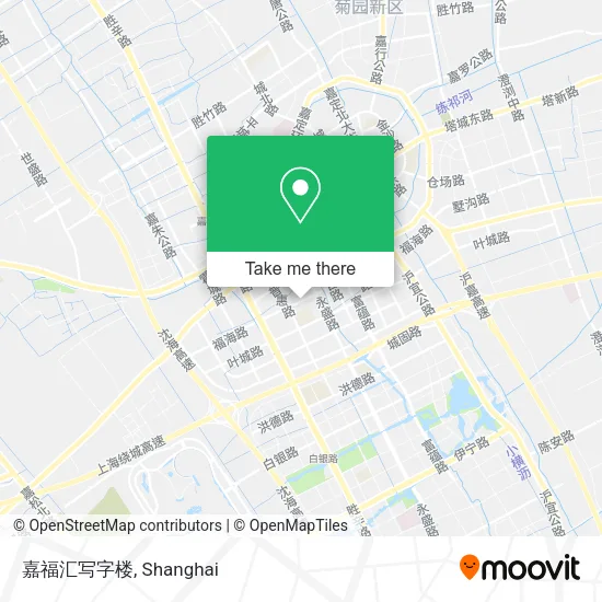 嘉福汇写字楼 map