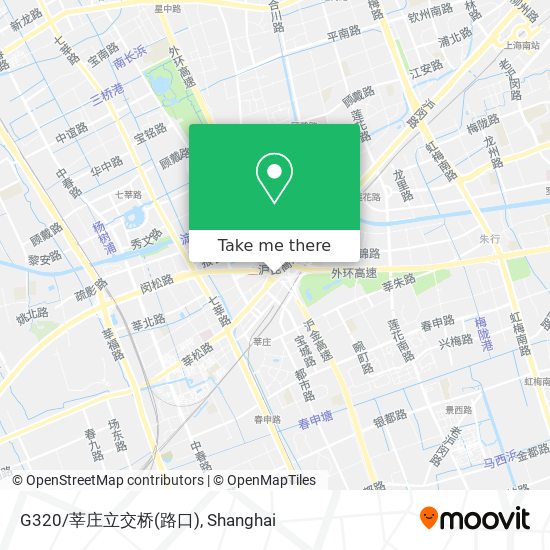 G320/莘庄立交桥(路口) map