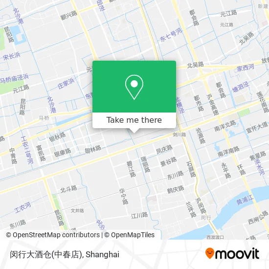 闵行大酒仓(中春店) map
