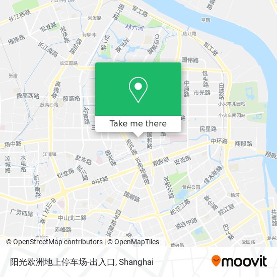 阳光欧洲地上停车场-出入口 map