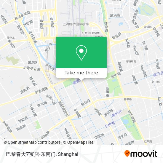 巴黎春天7宝店-东南门 map
