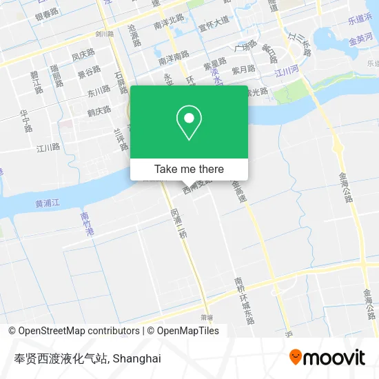 奉贤西渡液化气站 map
