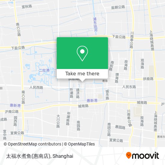 太福水煮鱼(惠南店) map