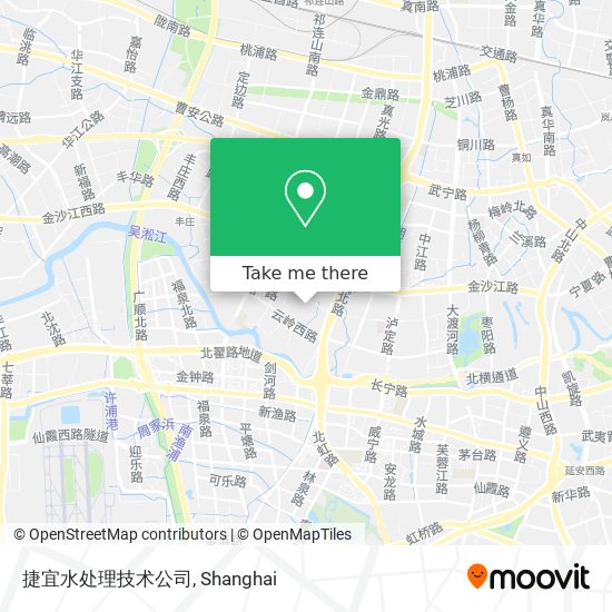 捷宜水处理技术公司 map