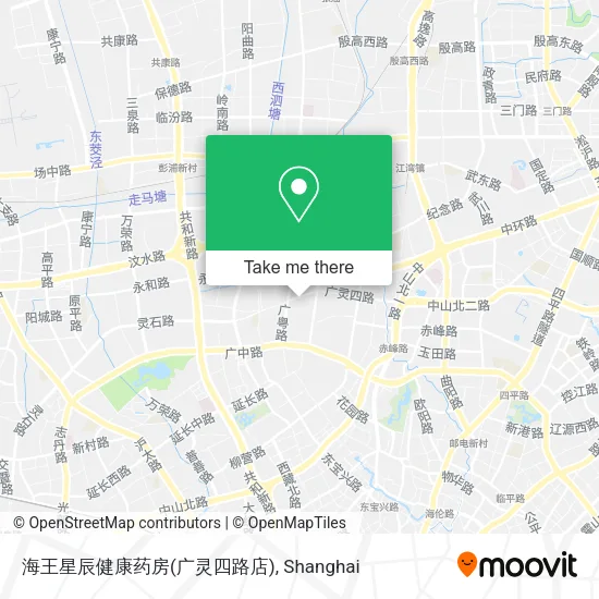 海王星辰健康药房(广灵四路店) map