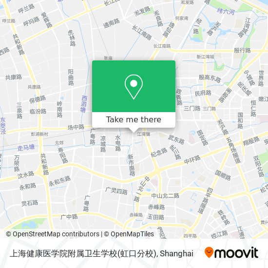 上海健康医学院附属卫生学校(虹口分校) map