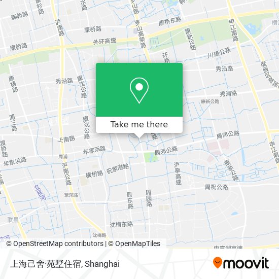上海己舍·苑墅住宿 map