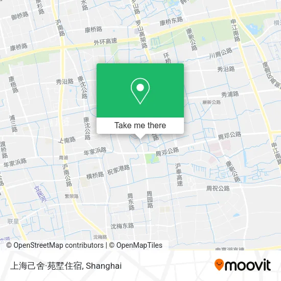 上海己舍·苑墅住宿 map