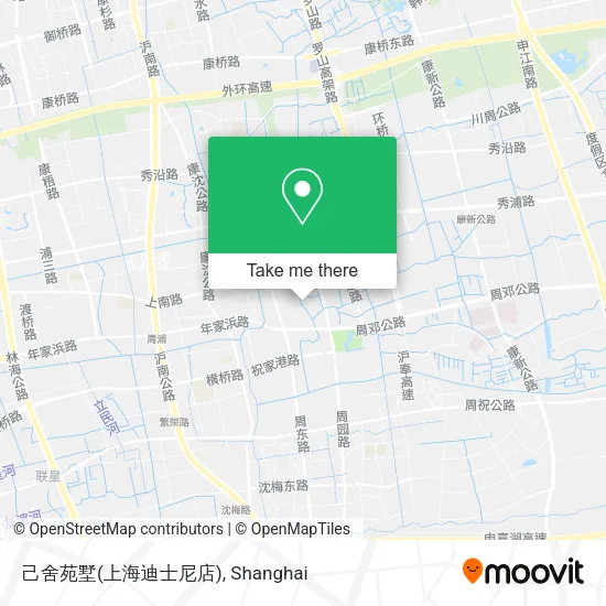己舍苑墅(上海迪士尼店) map