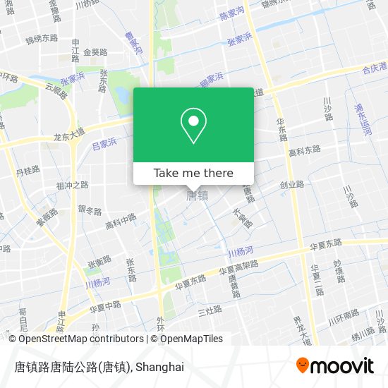 唐镇路唐陆公路 map