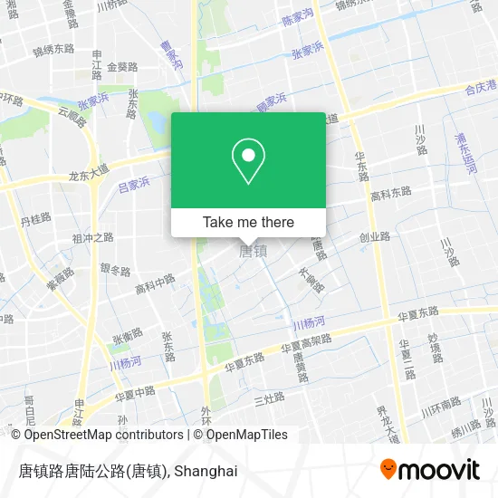 唐镇路唐陆公路 map