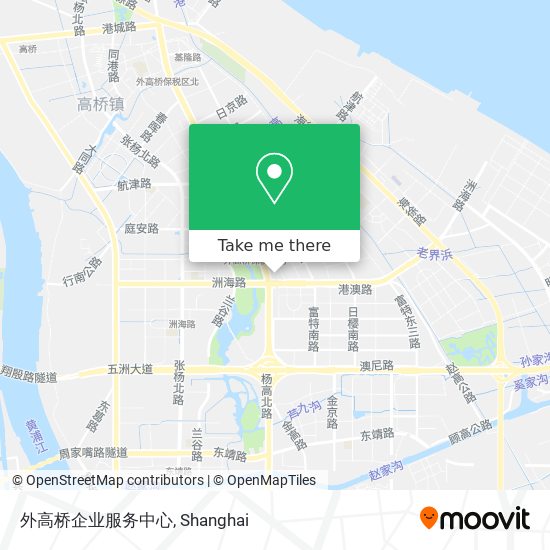 外高桥企业服务中心 map