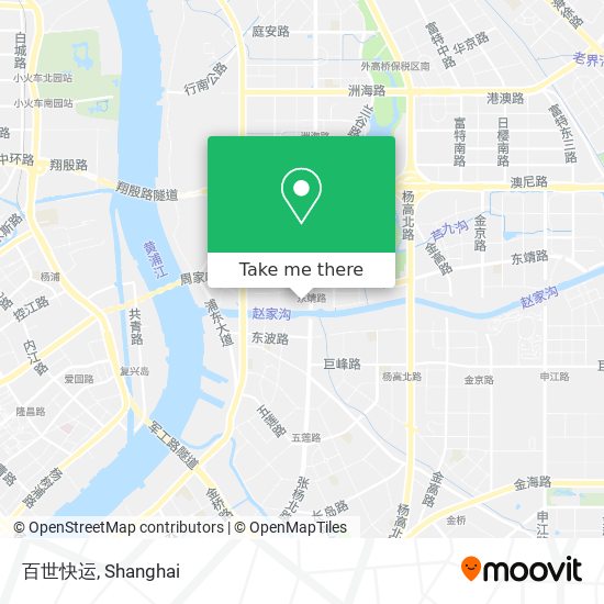 百世快运 map