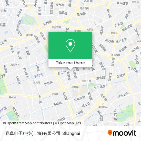 赛卓电子科技(上海)有限公司 map